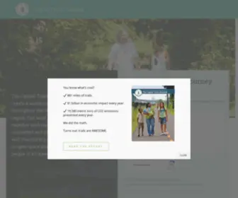 Capitaltrailscoalition.org(Connecting the region's trail network) Screenshot