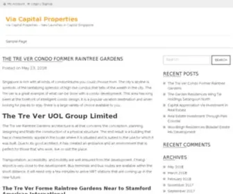 Capitalvia.com.sg(Via Capital Properties) Screenshot