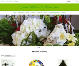 Capitalwholesalefloristinc.com(Wholesale Floral Supplier) Screenshot