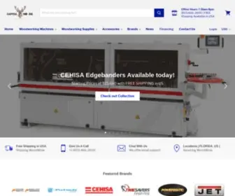 Capitalwoodsmachinery.com(Capital Woods Machinery) Screenshot