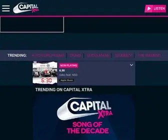 CapitalXtra.com(Capital XTRA) Screenshot