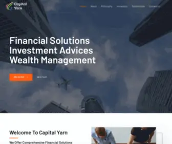 Capitalyarn.com(Wealth Management Company) Screenshot