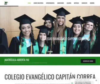 Capitancorrea.org(Colegio Evangelico Capitan Correa) Screenshot