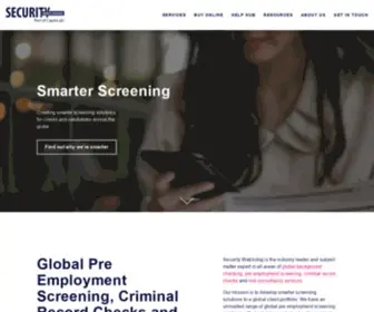 Capitarvs.co.uk(Pre Employment Screening) Screenshot