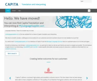 Capitatranslationinterpreting.com(Capita Translation & Interpreting) Screenshot