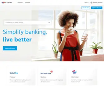 Capitecbank.co.za(Simplified Personal and Business Banking) Screenshot