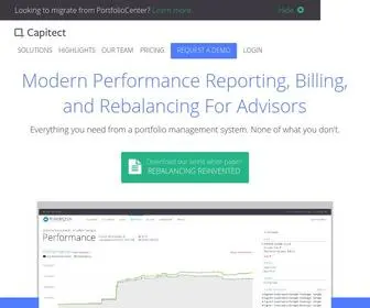 Capitect.com(Modern Performance Reporting) Screenshot