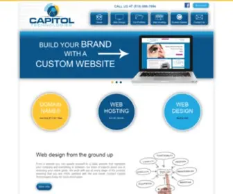 Capitol-Tech.com(London Ontario Web Design & Web Hosting) Screenshot