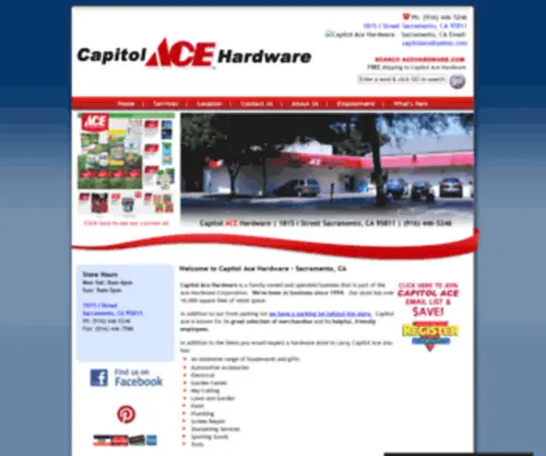 Capitolace.com(Hardware store Folsom) Screenshot