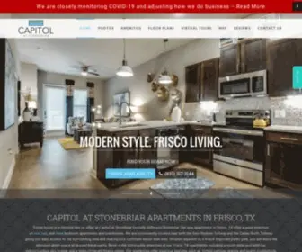 Capitolatstonebriar.com(Capitol at Stonebriar) Screenshot