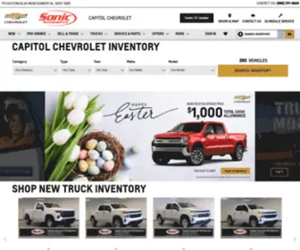 Capitolchevroletmontgomery.com(Capitol Chevrolet Montgomery) Screenshot