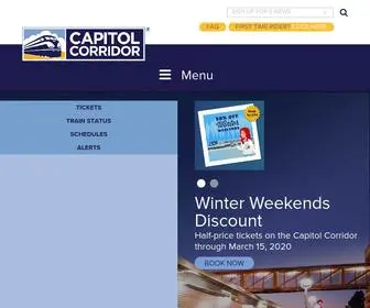 Capitolcorridor.org(Capitol Corridor) Screenshot