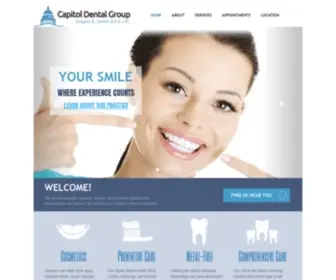 Capitoldentalgroup.com(Capitol Dental Group) Screenshot