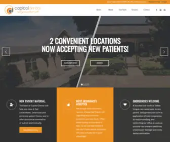 Capitoldentalinc.com(Making our patients smile) Screenshot