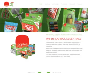 Capitolessentials.com(Just what you need) Screenshot