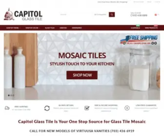 Capitolglasstile.com(Capitol Glass Tile) Screenshot