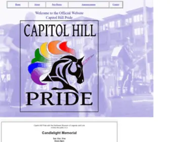 Capitolhillpridefestival.info(Seattle's Capitol Hill Pride Festival on Broadway) Screenshot