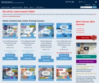 Capitolinetraining.com(Choose which Data Centre Course) Screenshot