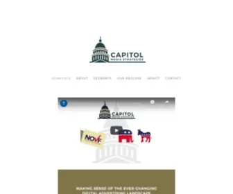 Capitolmediastrategies.com(Capitol Media Strategies) Screenshot