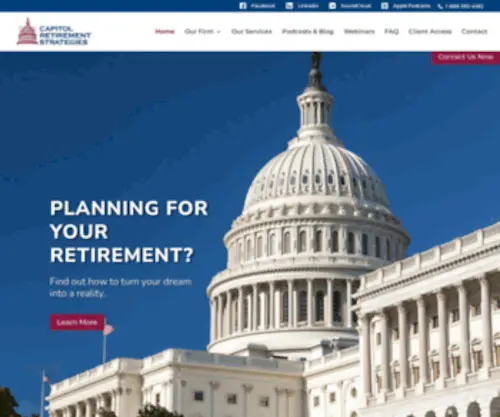 Capitolretirement.com(Capitol Retirement Strategies) Screenshot