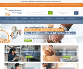 Capitolscientific.com(The store) Screenshot