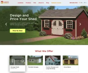 Capitolsheds.com(Sheds, Garages, Horse Barns, Playhouses and more) Screenshot