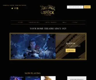 Capitoltheatreusa.com(Capitol Theatre) Screenshot
