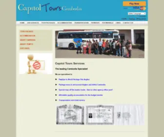 Capitoltourscambodia.com(Capitol Tours Cambodia) Screenshot