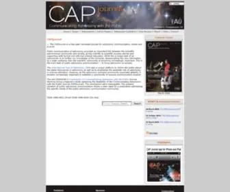 Capjournal.org(Communicating Astronomy with the Public Journal) Screenshot