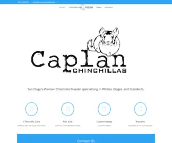 Caplanchinchillas.com(Caplan Chinchillas) Screenshot