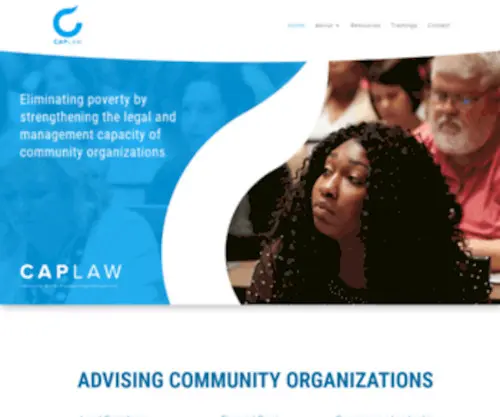 Caplaw.org(Legal and Financial Resources for Community Action) Screenshot
