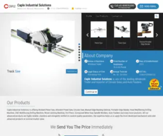 Caple.co.in(Caple Industrial Solutions) Screenshot