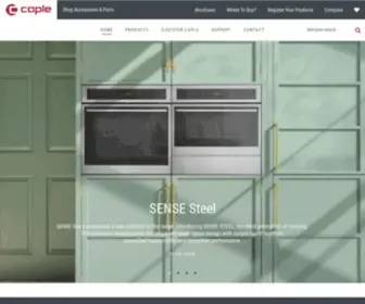 Caple.co.uk(Kitchens, Appliances, Sinks and Taps, and Bedrooms) Screenshot