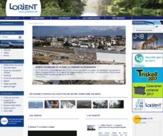 Caplorient.com(Lorient Agglom) Screenshot