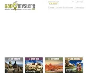 Capmystere.com(Votre voyage mystère sur) Screenshot