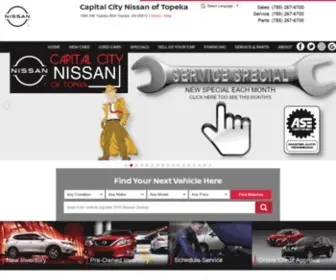 Capnissan.com(Capital City Nissan of Topeka) Screenshot