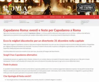 Capodanno.org(Capodanno Roma 2021) Screenshot