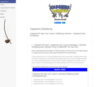 Capoeirasf.se(Göteborg) Screenshot