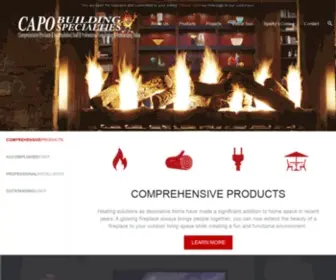 Capofireside.com(Capo Fireside) Screenshot