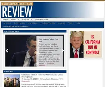 Capoliticalreview.com(California Political Review) Screenshot