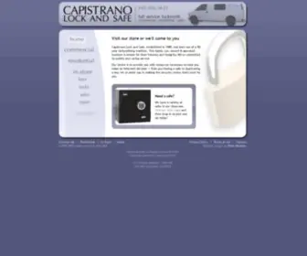 Capolock.com(Locksmith serving San Juan Capistrano) Screenshot