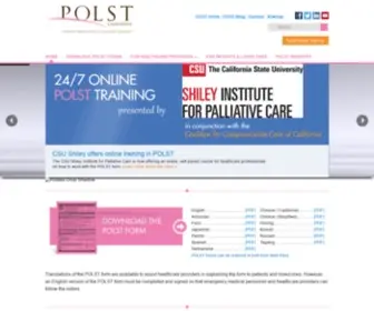 Capolst.org(POLST) Screenshot