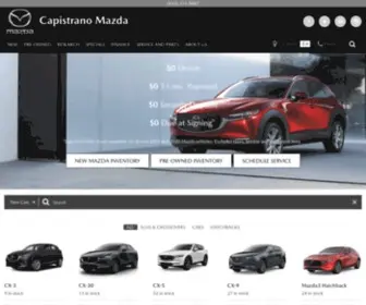 Capomazda.com(Capistrano Mazda) Screenshot