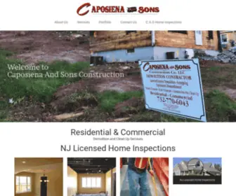 Caposienaandsons.com(Just another WordPress site) Screenshot