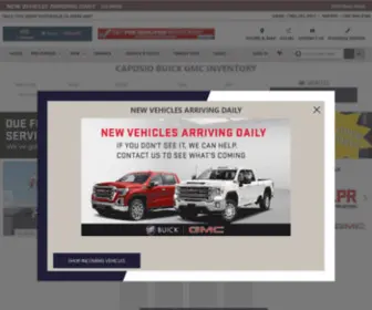 Caposio.com(Caposio Buick GMC in VICTORVILLE) Screenshot