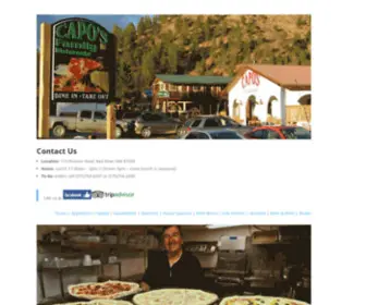 Caposredriver.com(Capo's Red River New Mexico) Screenshot