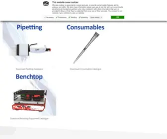 Capp.dk(Manufacturer of liquid handling equipment) Screenshot