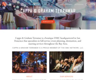 Cappa-Graham.com(Creative people actualizing events. Cappa & Graham Terramar) Screenshot