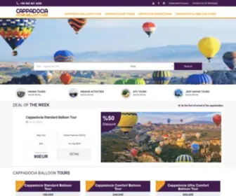 Cappadociahotairballoontours.net(Cappadocia Hotair Balloon Tours) Screenshot