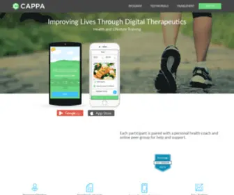 Cappahealth.com(Year long diabetes prevention program) Screenshot